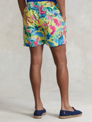 Badehose im Floral-Muster