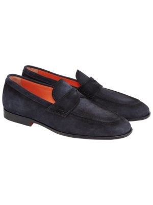 Penny Loafer aus Veloursleder