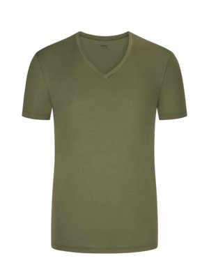 T-Shirt, V-Neck, mit COOLMAX Faser
