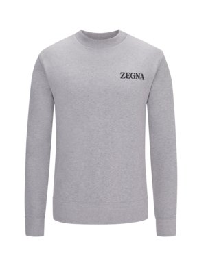 Sweatshirt aus reiner Baumwolle