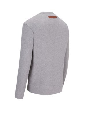 Sweatshirt aus reiner Baumwolle