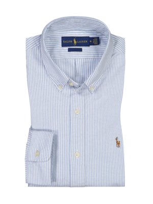 Oxford-Hemd im Streifenmuster, Custom Fit