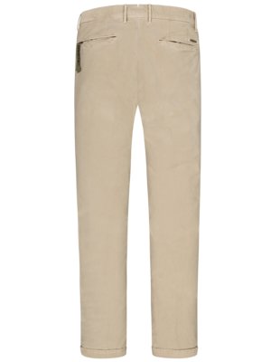 Chino aus gewaschener Baumwolle, Slim Fit