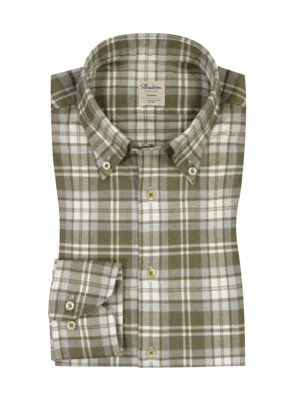 Sportives Flanell-Hemd mit Tartan-Muster in Fitted Body