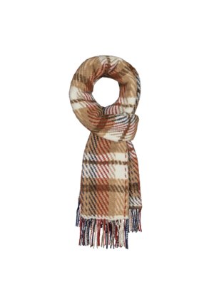 Oversize Schal aus Schurwolle und Alpaka