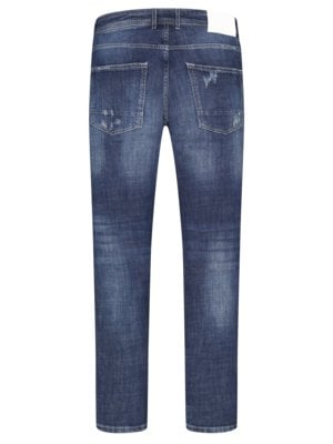 Jeans-im-Used-Look,-Tapered-Fit