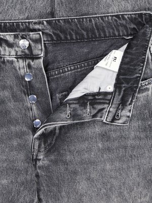 Jeans im Washed-Look, Tapered Fit