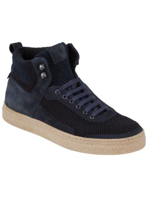 High Top Sneaker Canada aus einem Veloursleder-Mesh-Mix