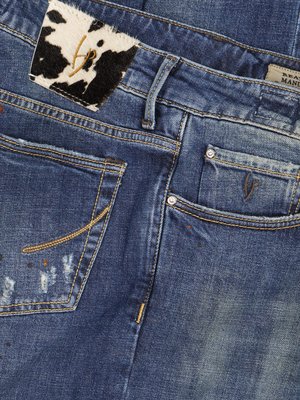 Jeans-Ravello-mit-Distressed-Elementen,-Regular-Fit