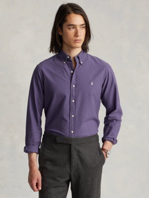 Hemd mit Button Down-Kragen, Knöpfe in Kontrastfarbe