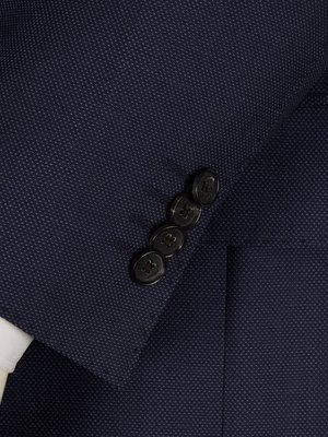 Anzug aus Schurwolle mit Struktur, Ärmel gefüttert