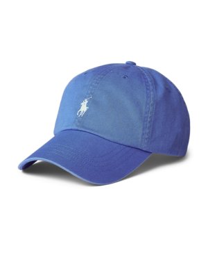 Sport-Cap aus Baumwolle mit Logo-Stitching