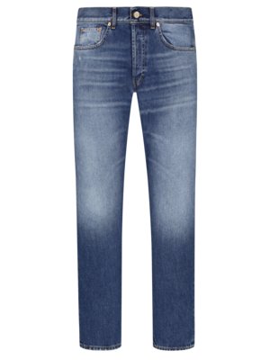Jeans Dian im Used-Look, Carrot Slim Fit