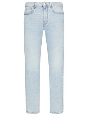 Bleached-Jeans,-Slim-Fit