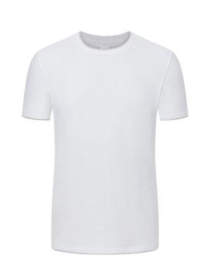 T-Shirt-mit-Besatz-an-Kragen-und-Abschlüssen