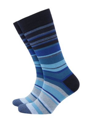 Socken aus einem Baumwollgemisch mit Streifen