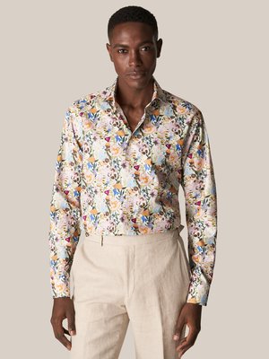 Sporthemd-in-Twill-Qualität-mit-floralem-Print,-Contemporary-Fit