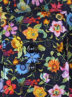 Hemd aus Baumwolle mit Blumen-Print