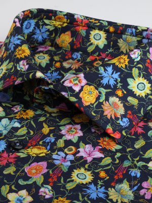 Hemd-aus-Baumwolle-mit-Blumen-Print