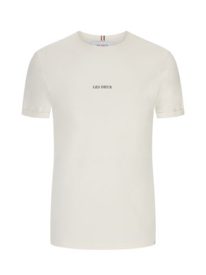 Softes T-Shirt in Jersey-Qualität mit Ärmelumschlag