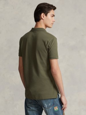 Poloshirt in Piqué-Qualität, Custom Slim Fit
