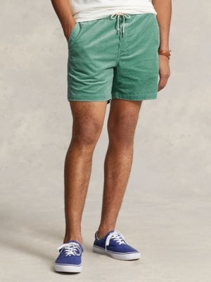 Bermudas-Shorts in Cord-Qualität