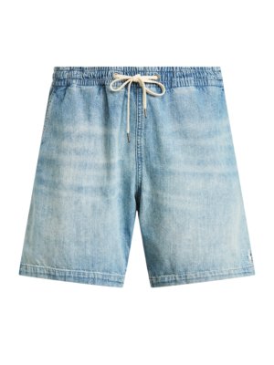 Bermuda-Shorts in Used-Optik 