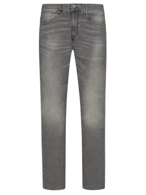 Leichte-Sommer-Jeans-in-Used-Optik-mit-Stretch,-Slim-Fit