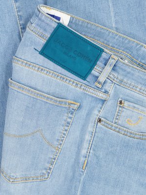 Jeans-Bard-in-dezenter-Waschung-mit-Stretchanteil,-Slim-Fit