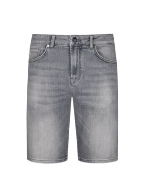 Jeans-Bermudas-in-Used-Optik-mit-Stretchanteil