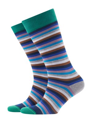 Leichte-Socken-mit-Streifenmuster