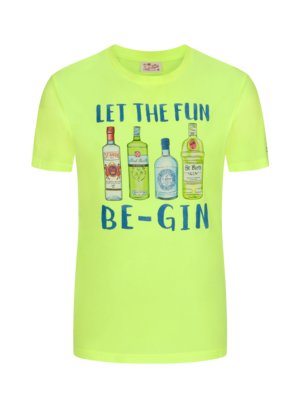 Neonfarbenes-T-Shirt-mit-Gin-Motiv