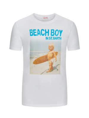 T-Shirt mit Beach-Motiv