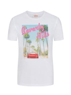 T-Shirt mit Beverly Hills-Motiv