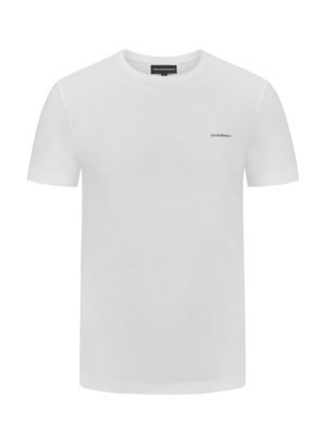 T-Shirt in Jersey-Qualität mit Label-Schriftzug