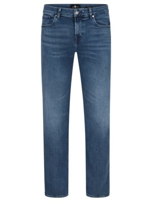 Jeans Slimmy mit Lyocellanteil im Washed-Look