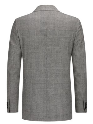 Anzug-mit-Glencheck-Muster-und-Stretchanteil