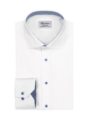 Hemd in Twofold Super Cotton-Qualität mit Ausputz, Fitted Body