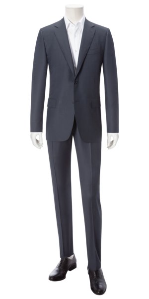 Anzug Kei aus Wolle mit filigranem Muster