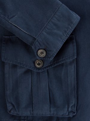 Heavy Twill Overshirt im Fieldjacket-Form