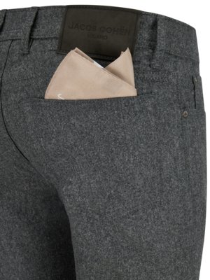 5-Pocket Hose Bard aus Schurwolle, Slim Fit