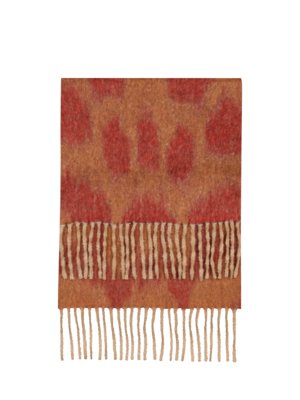 Schal aus Alpaka und Wolle