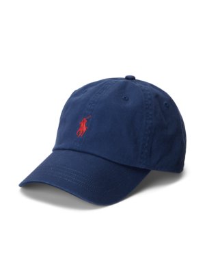 Sport-Cap aus Baumwolle mit Logo-Stitching