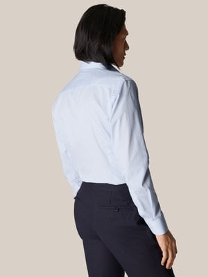 Hemd in Twill-Qualität mit Streifenmuster, Slim Fit