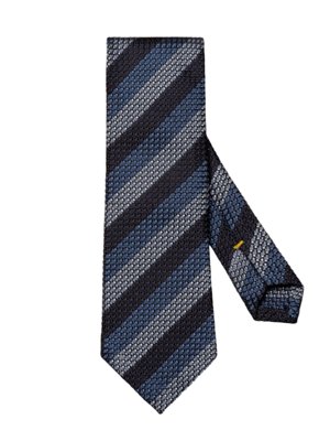 Krawatte aus Seide mit Blockstreifenmuster