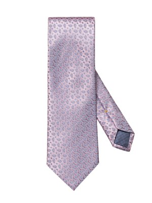 Krawatte aus Seide mit Mini-Paisley-Muster