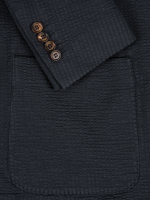Softer Casual-Anzug in Seersucker-Qualität