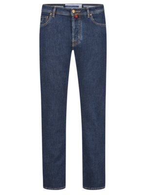 Jeans Bard mit Leinenanteil, Slim Fit