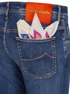 Jeans Scott mit Distressed-Details, Slim Cropped Carrot