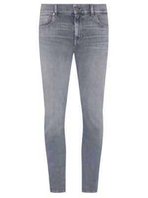 Softe graue Jeans, Slimmy Tapered Fit